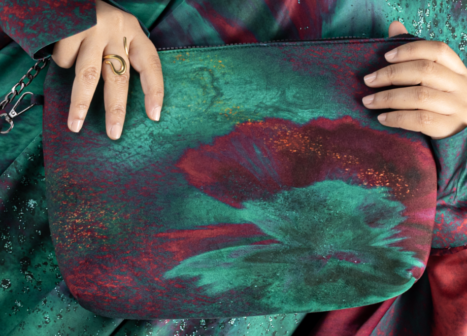 Artistic Clutch Bag