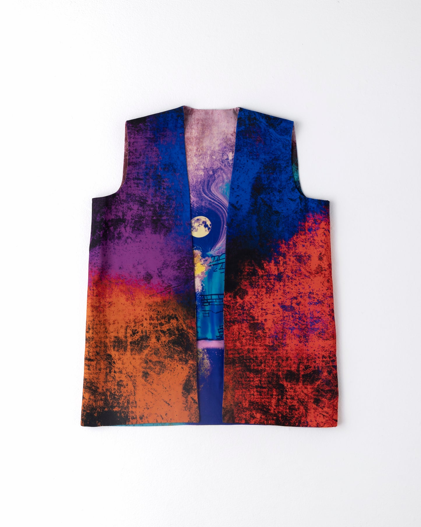 Long Double Face Vest