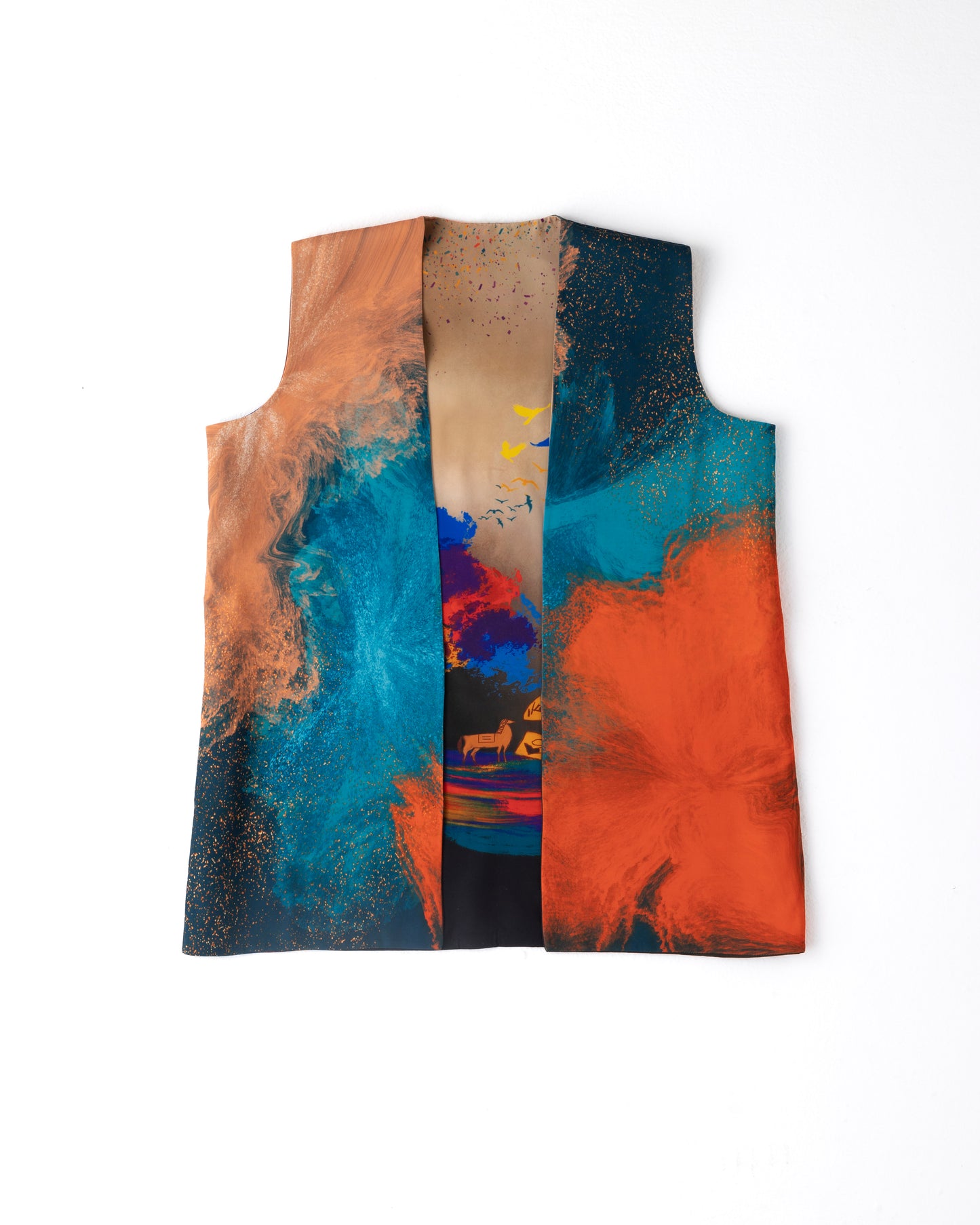 Long Double Face Vest