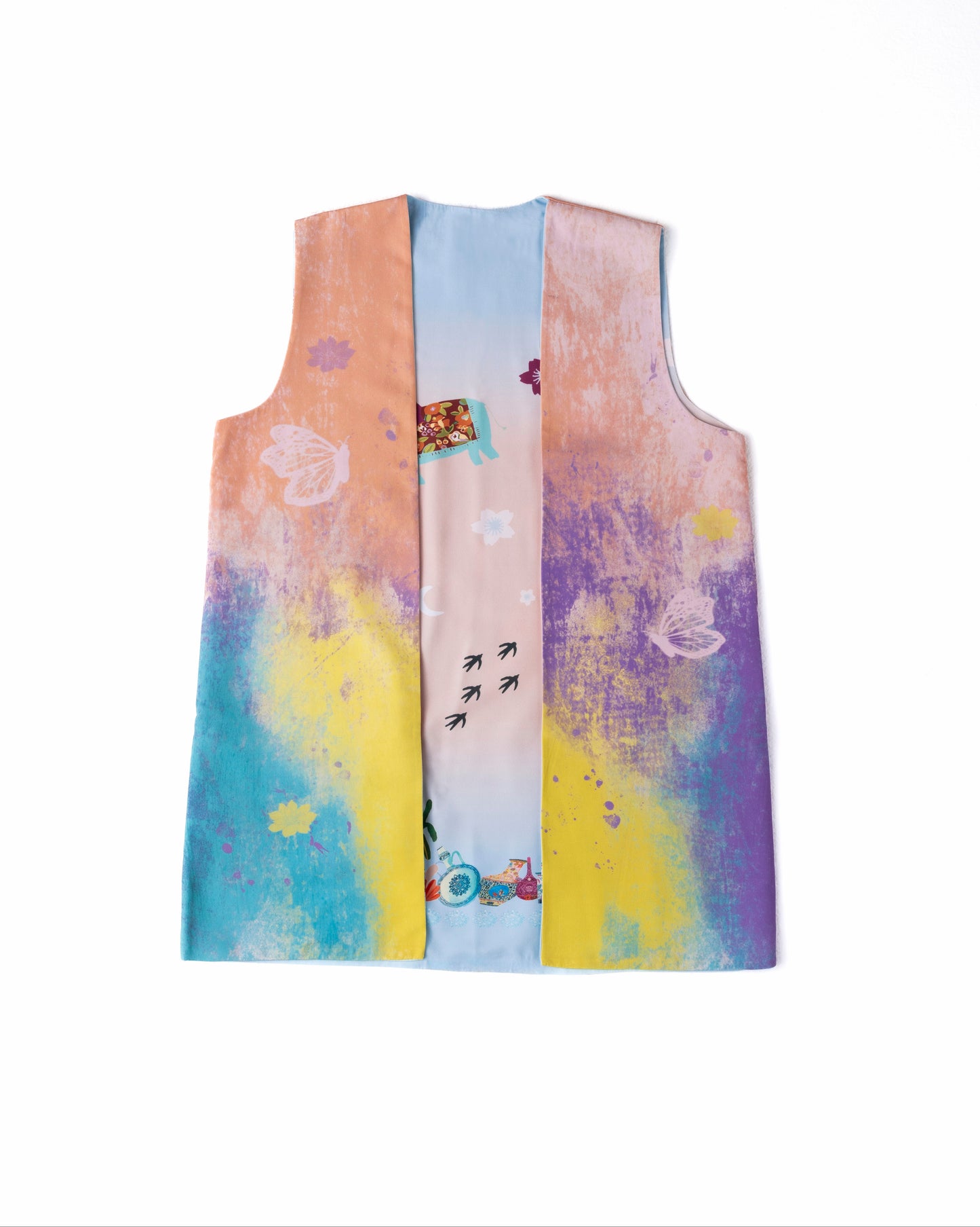 Long Double Face Vest
