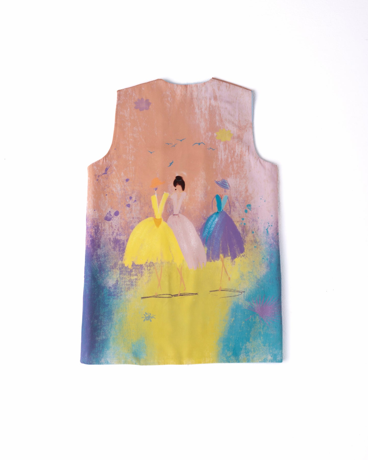 Long Double Face Vest