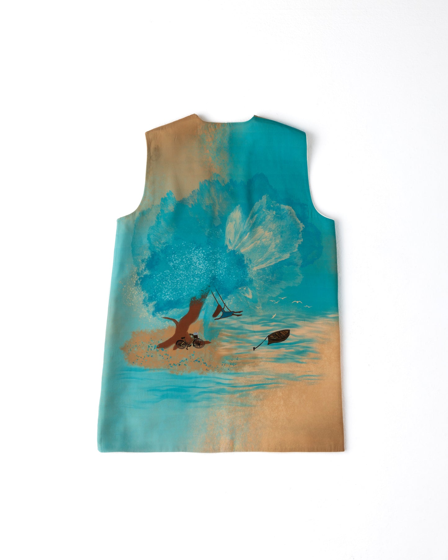 Long Double Face Vest