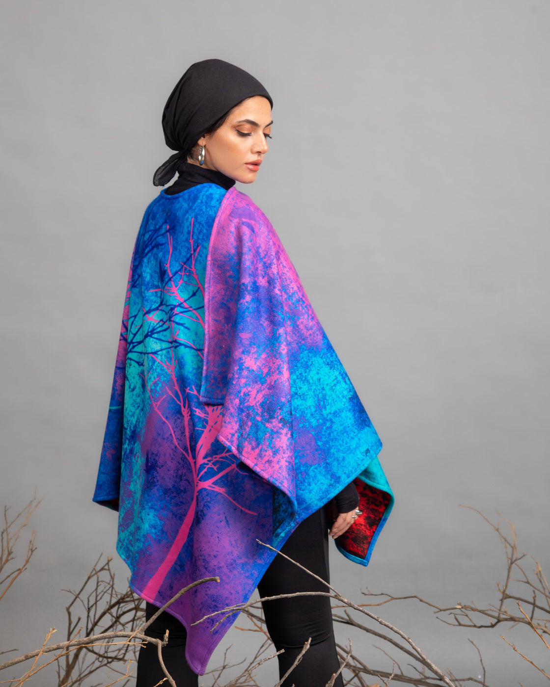 Double Face Winter Cape