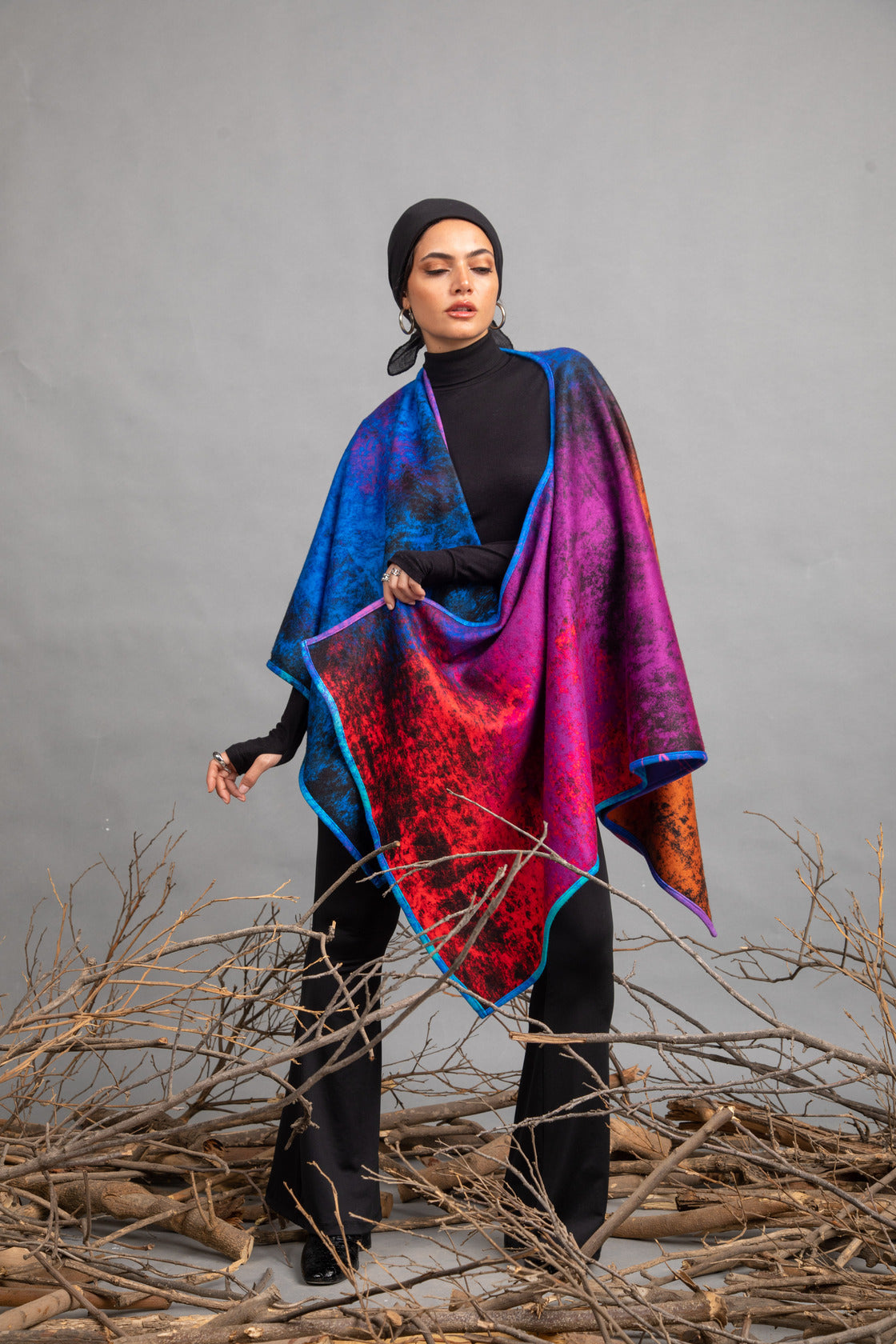 Double Face Winter Cape
