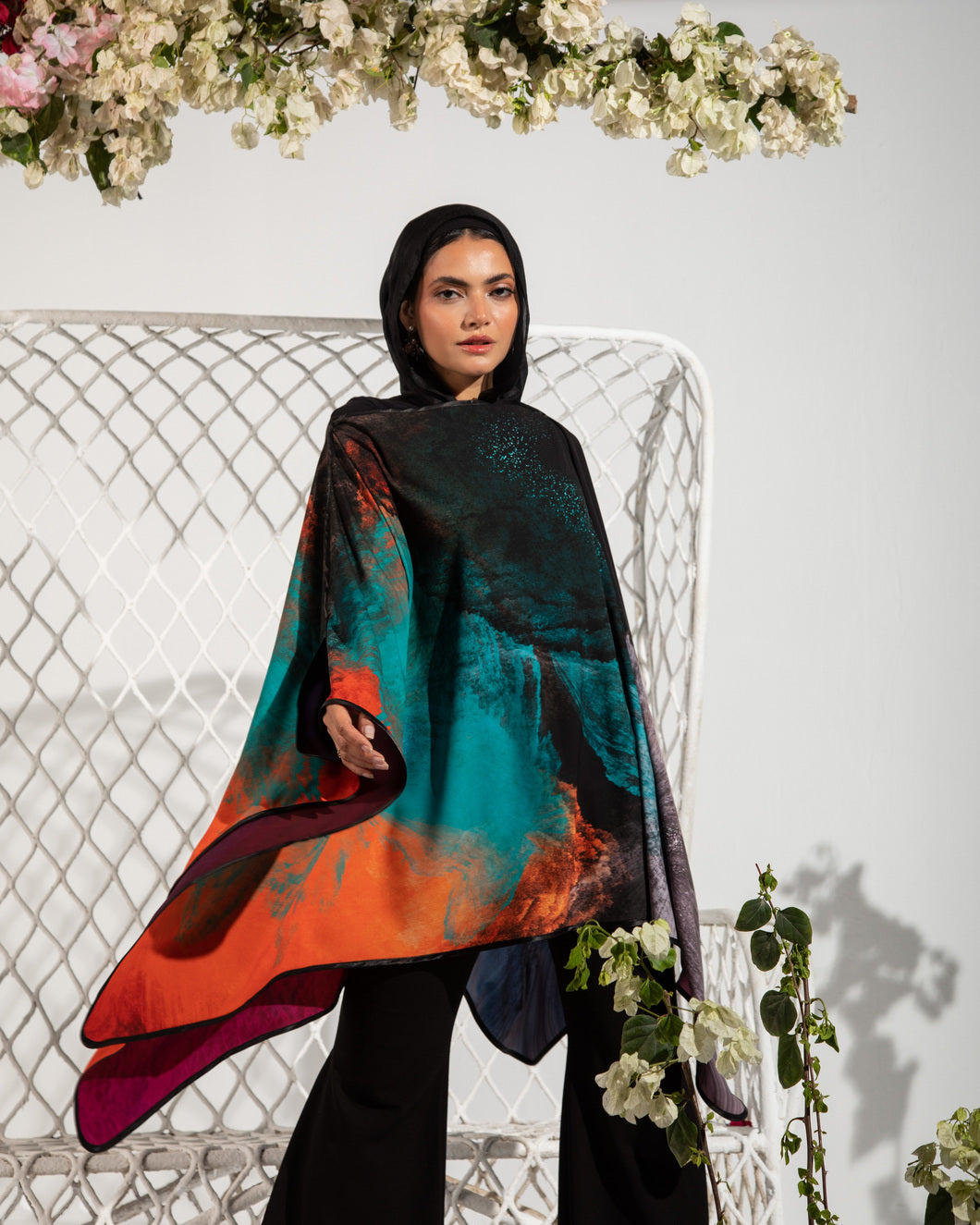 Double Face Poncho