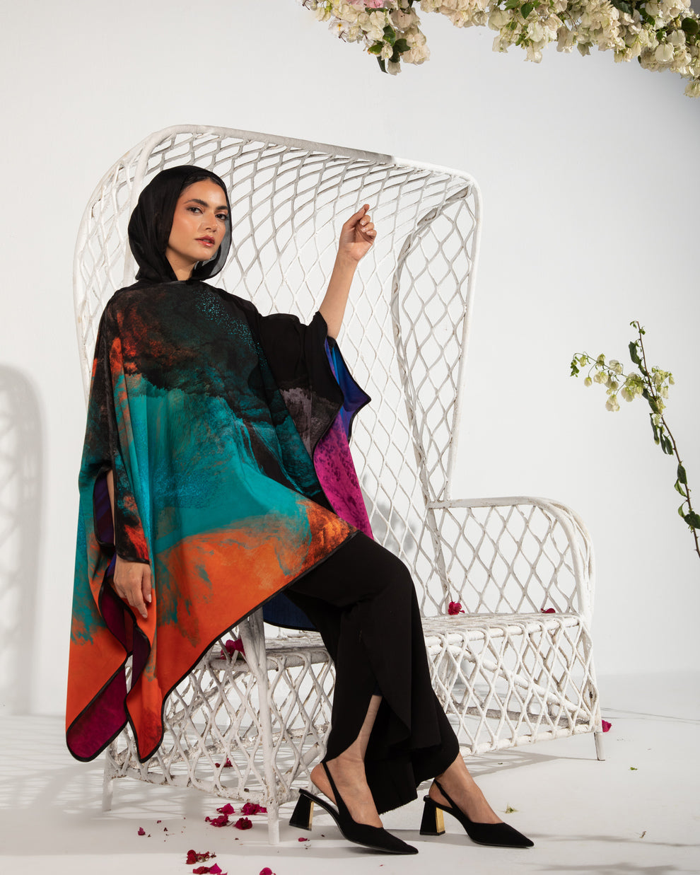 Double Face Poncho