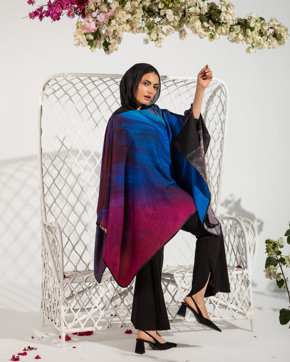 Double Face Poncho