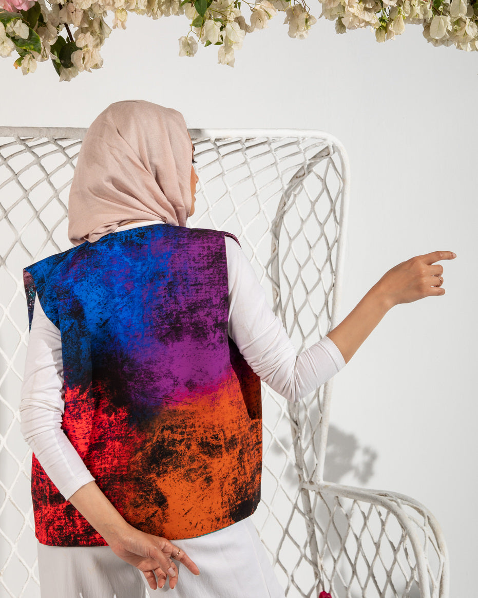 Short Double Face Vest