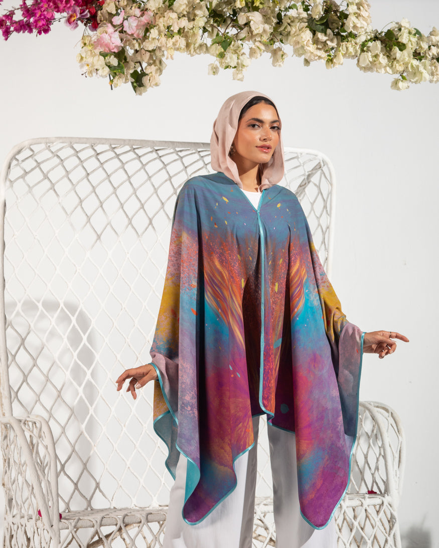 Double Face Poncho