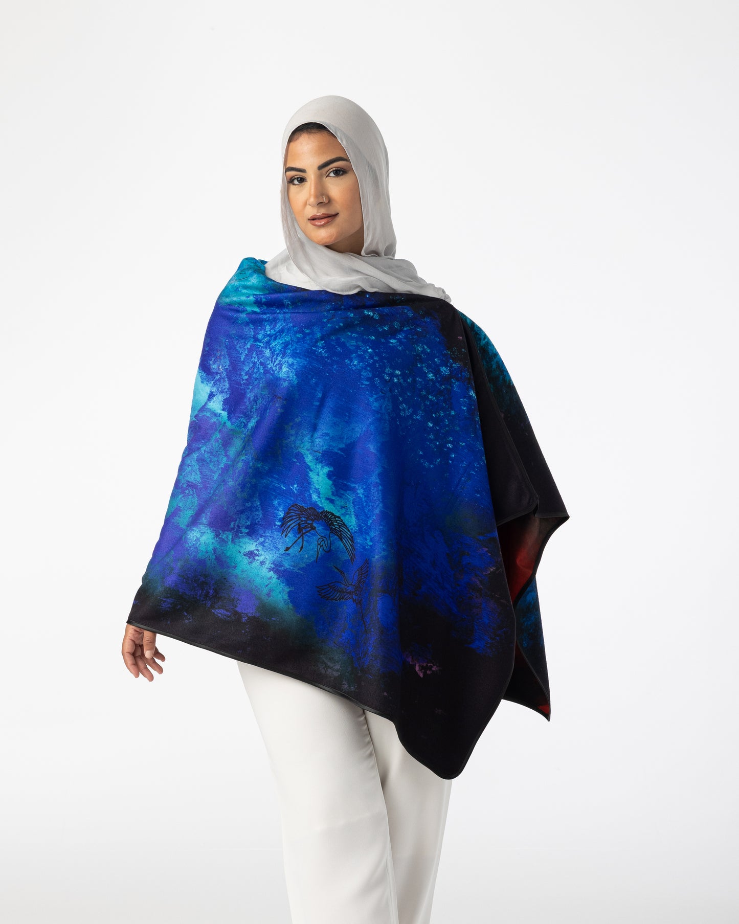 Double Face Winter Poncho