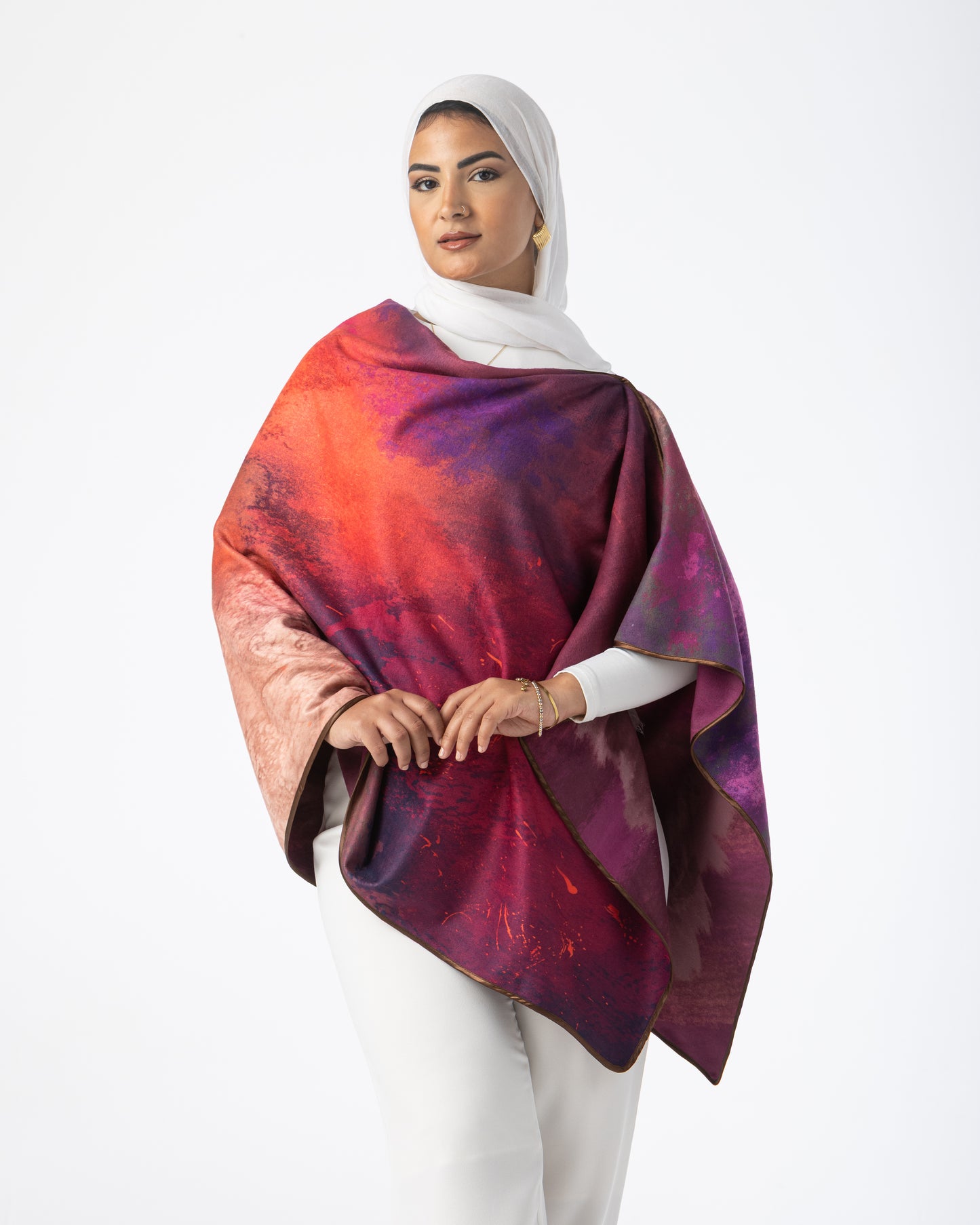 Double Face Winter Poncho