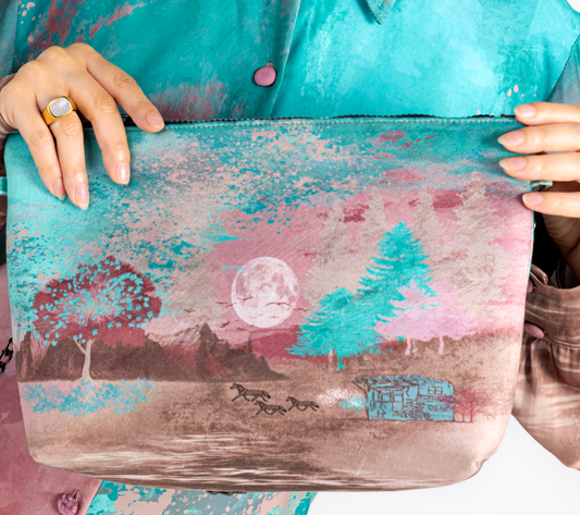 Artistic Clutch Bag