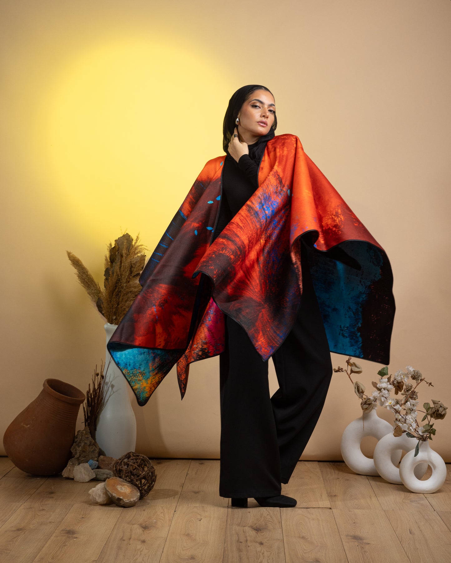 Double Face Winter Cape