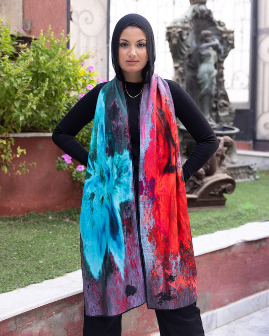 Artistic Winter Shawl