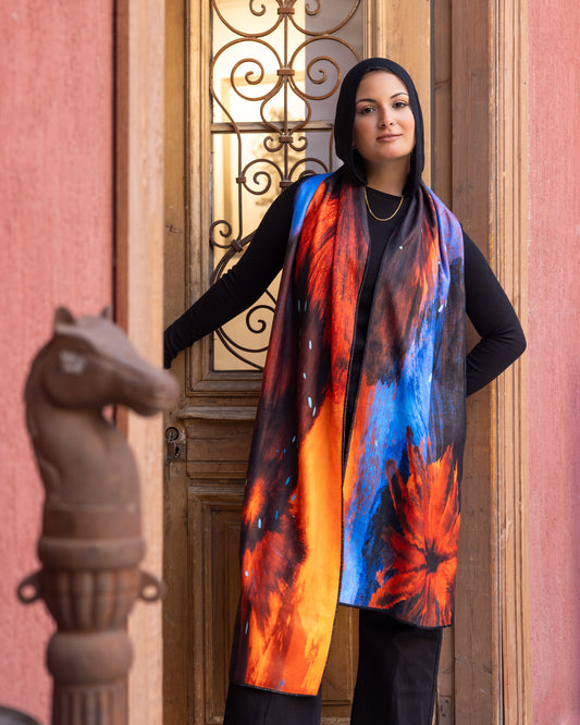 Artistic Winter Shawl