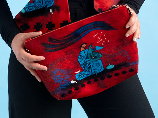 Artistic Clutch Bag