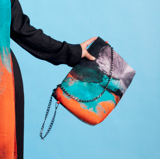 Artistic Clutch Bag