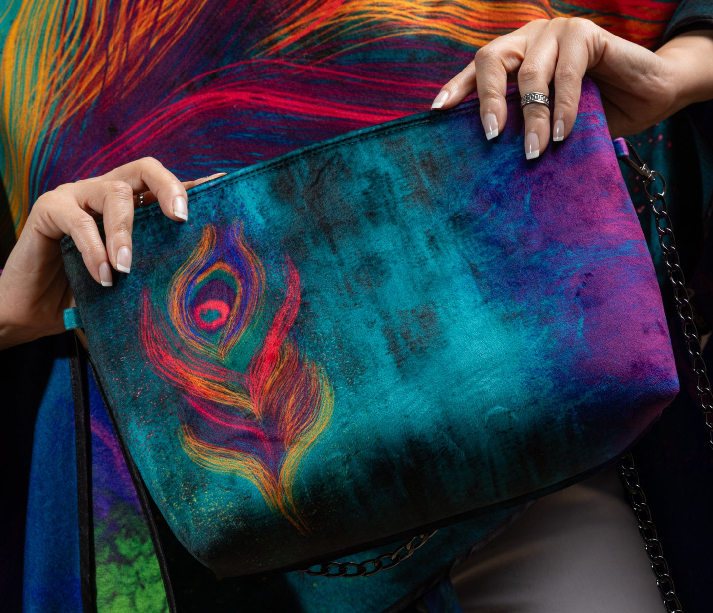 Artistic Clutch Bag