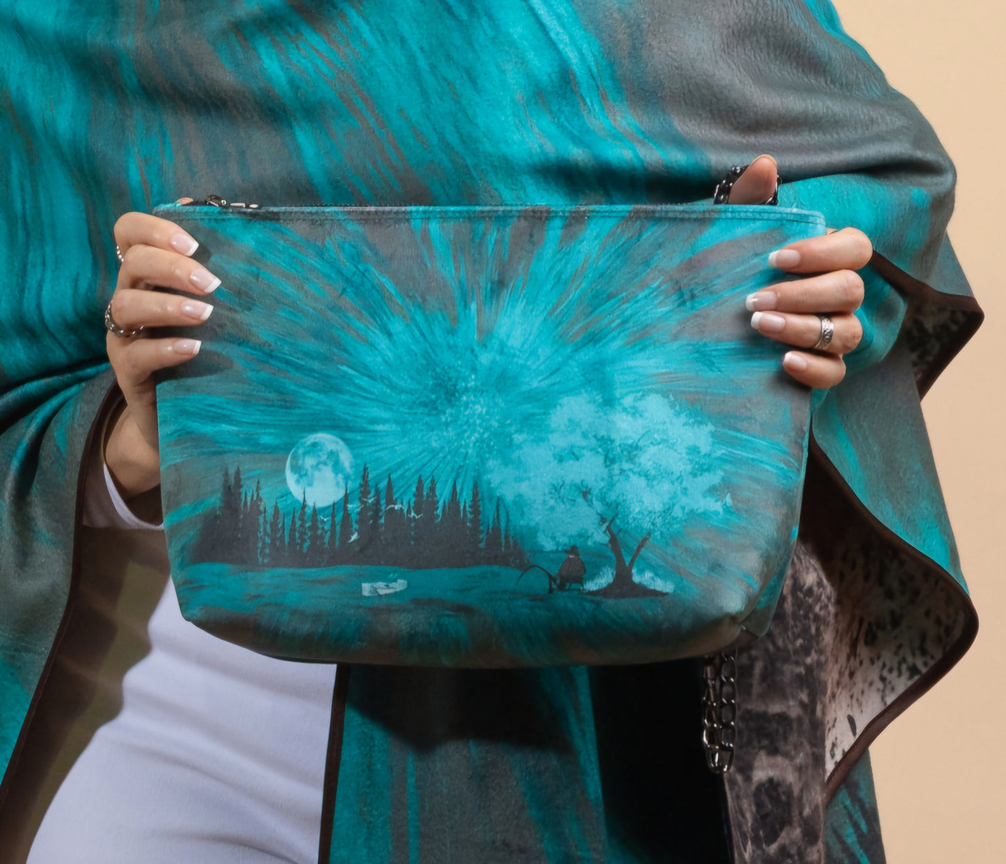 Artistic Clutch Bag