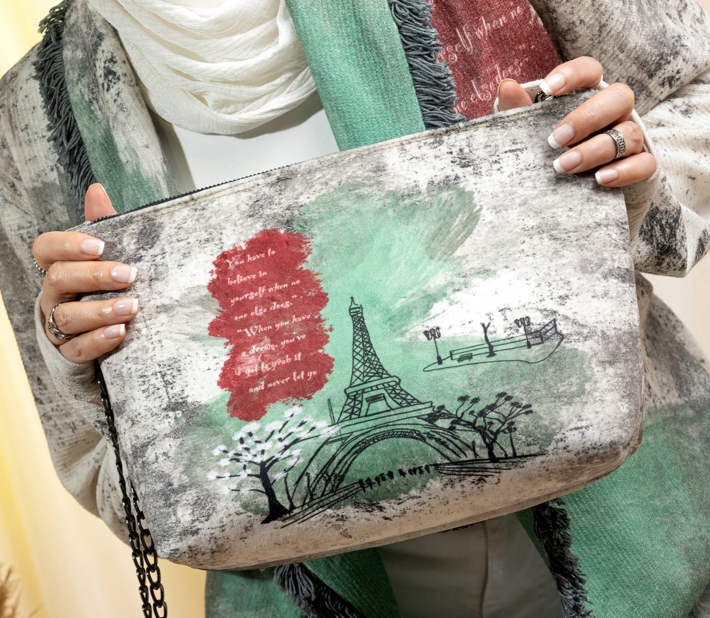 Artistic Clutch Bag