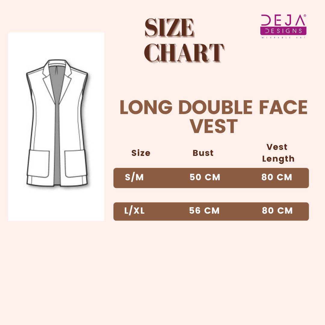 Long Double Face Vest